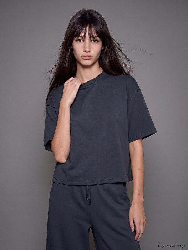 XSIDE Tricou Oversize Soft Touch pentru Femei
