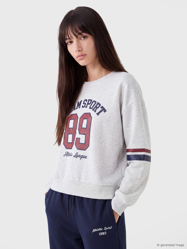 XSIDE Oversize Women's Thick Sweatshirt