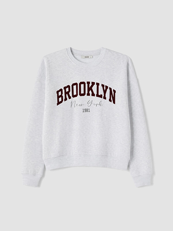 XSIDE Woman Grey Sweatshirt