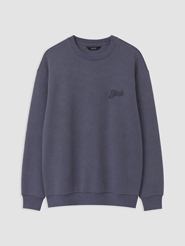 XSIDE Crew Neck Embroidered Men's Sweatshirt