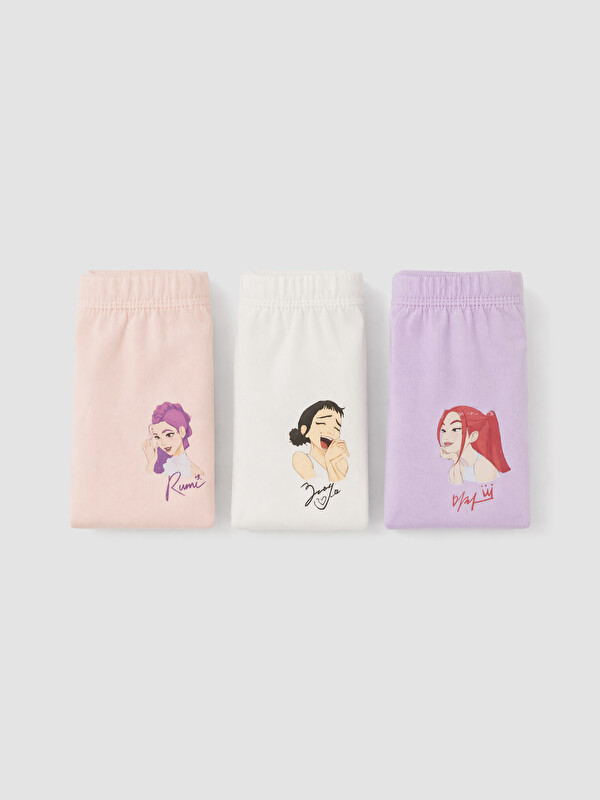 LCW Kids Girls' Printed Boxer 3-pack
