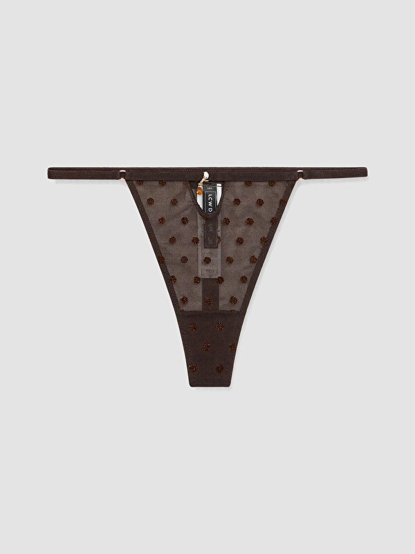 LCW DREAM Embroidered Fancy Thong Knickers