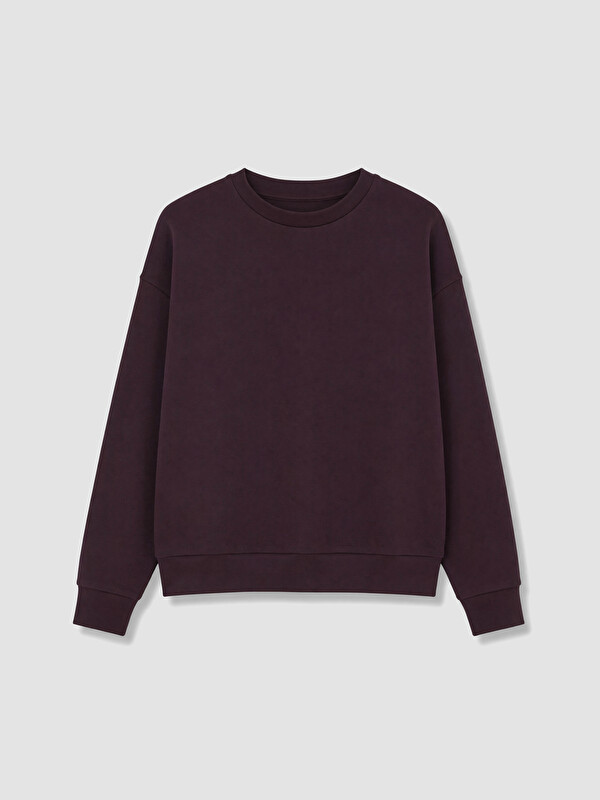 XSIDE Woman Plum Sweatshirt