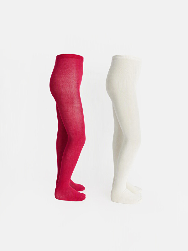 LCW Kids Girls' Tights 2 Pack