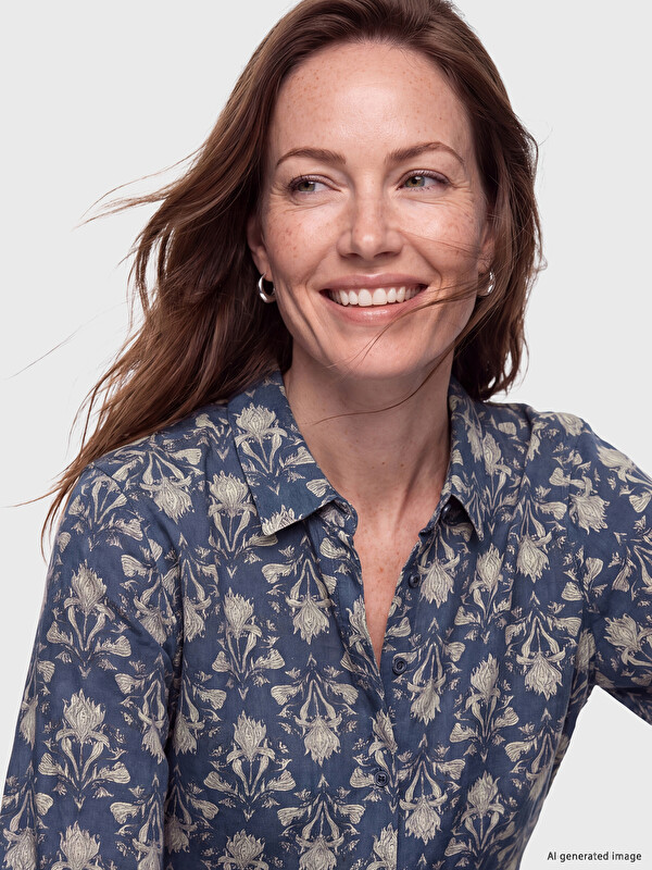 LCW Grace Woman Indigo Shirt Tunic
