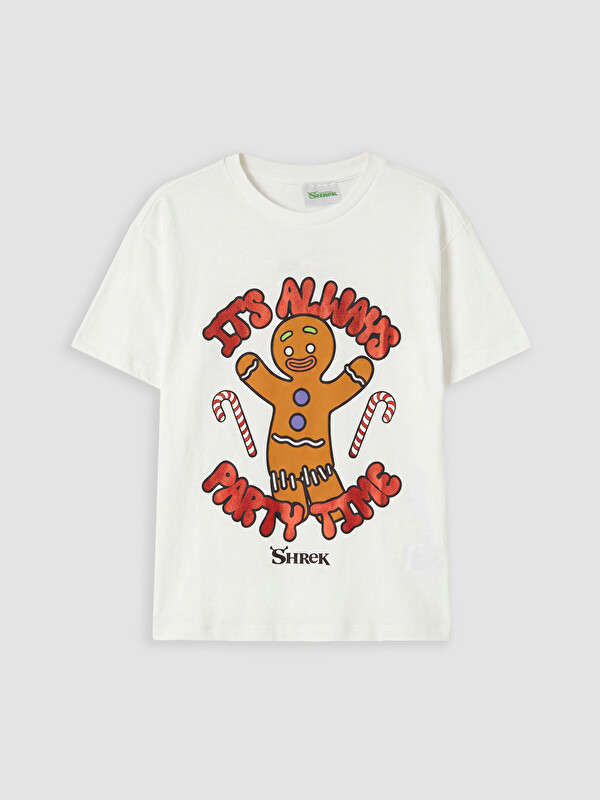 LCW Kids Shrek Printed Girls' T-Shirt