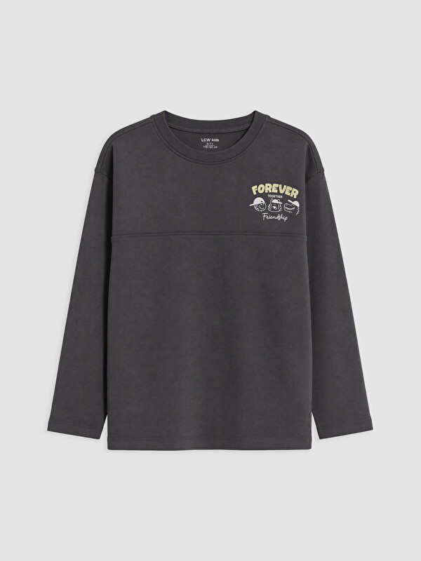 LCW Kids Tricou Antracit Băiat