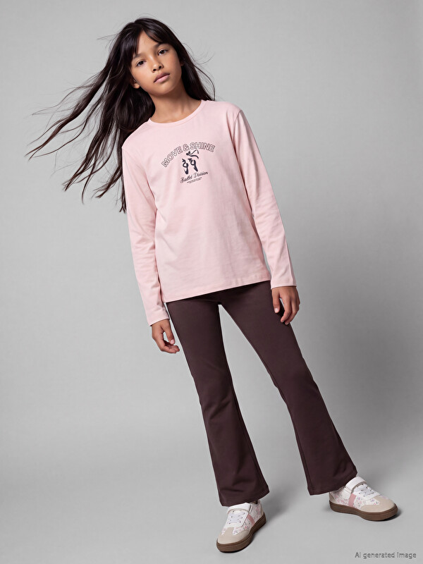 LCW Kids Girls' Flare Leggings