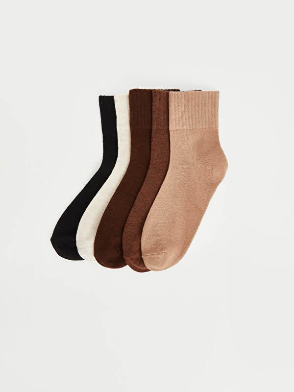 LCW Kids 5 Pack Girls' Ankle Socks