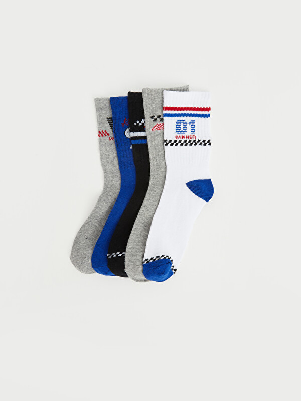 LCW Kids 5 Pack Boys' Ankle Socks
