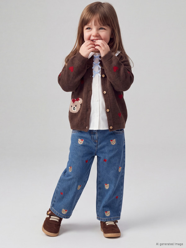 LCW baby Wideleg Baby Girls' Jeans