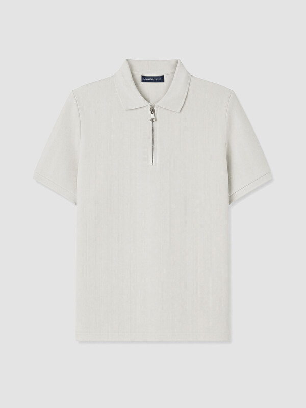 LCWAIKIKI Classic Polo Yaka Strüktürlü Erkek Tişört