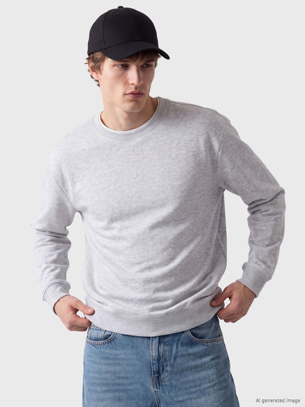 XSIDE Crew Neck Men's Thick Sweatshirt