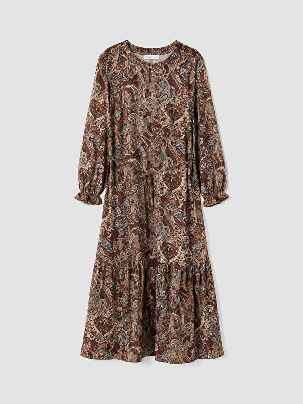 LCW Grace Woman Brown Dress