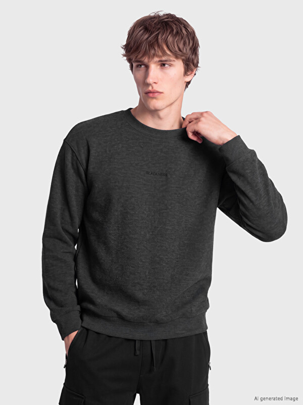 XSIDE Crew Neck Printed Men's Sweatshirt