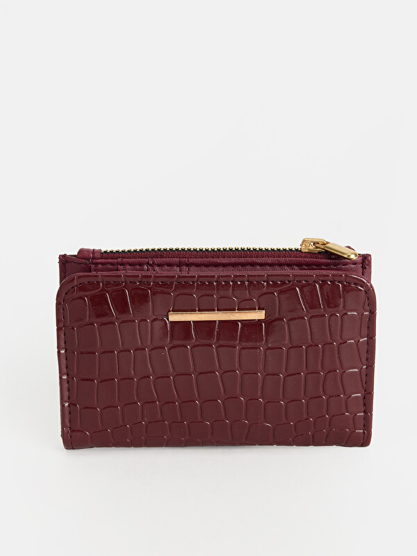 LCW ACCESSORIES Croc Effect Women's Wallet