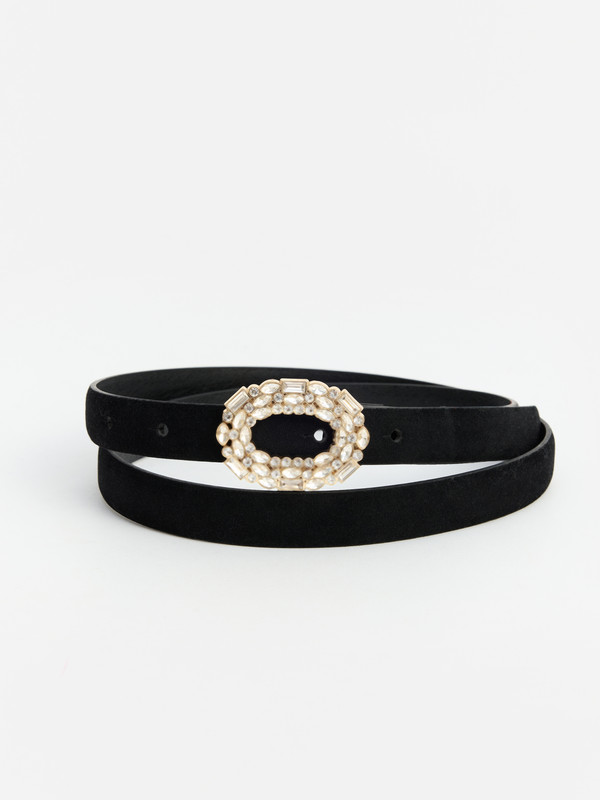 LCW ACCESSORIES Suede Look Buckled Women's Belt