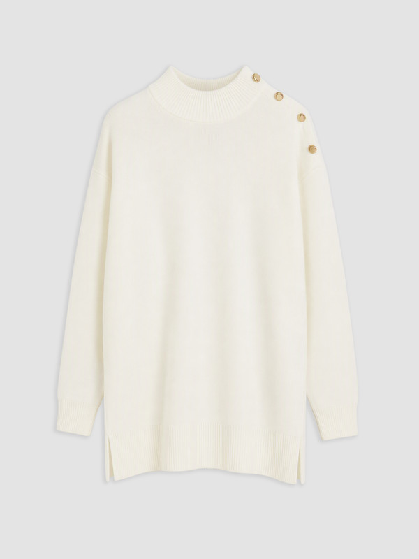 LCW Modest Mock Neck Women's Knitwear Tunic