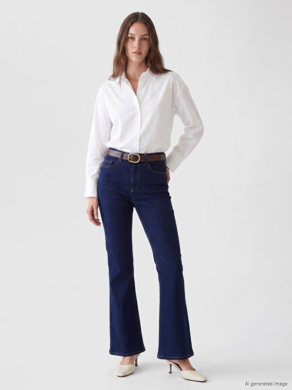 LCW Modest Woman Indigo Jeans