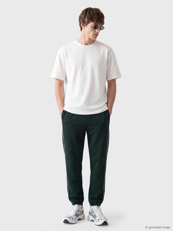 XSIDE Man Green Jogger Sweatpants
