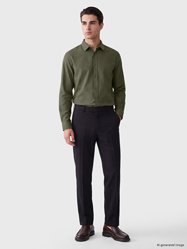 LCW ECO Regular Fit Oxford Erkek Gömlek