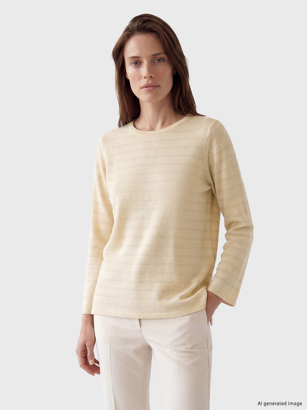 LCW Grace Woman White Sweater