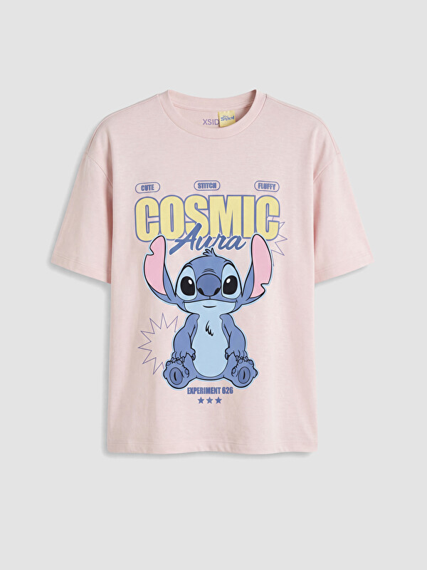 XSIDE Stitch Baskılı Soft Touch Kadın Tişört