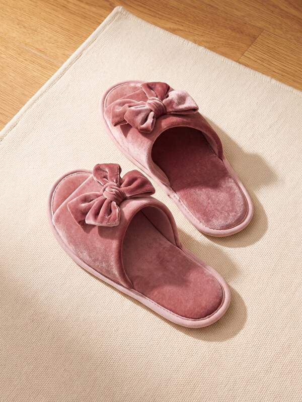 LCW STEPS Bow Detailed Women's Home Slipper