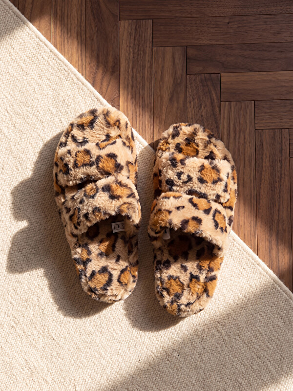 LCW STEPS Kućna papuča sa leopard šarom za Žene