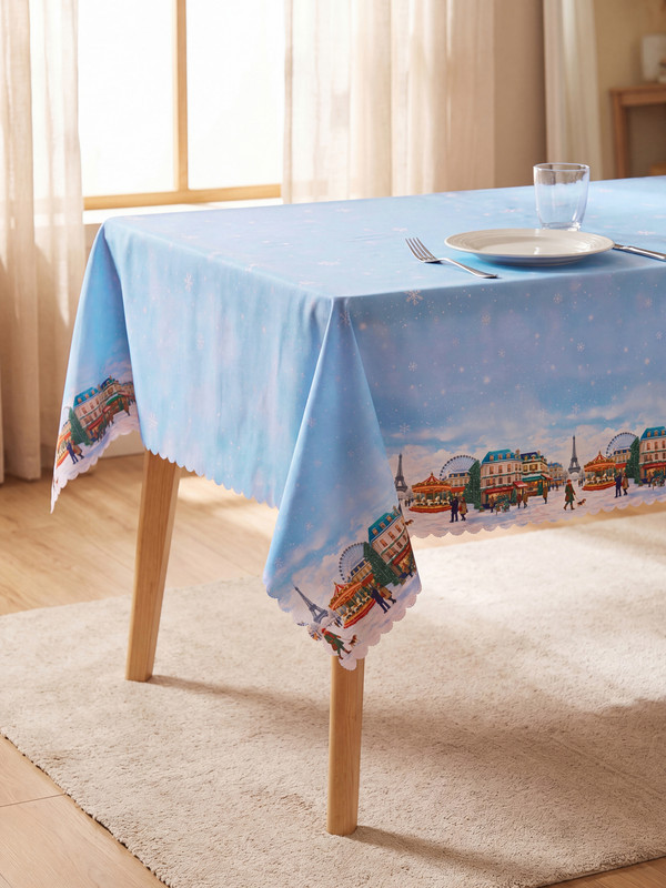 LCW HOME مفرش طاولة مطبوع باريس 140x180 سم