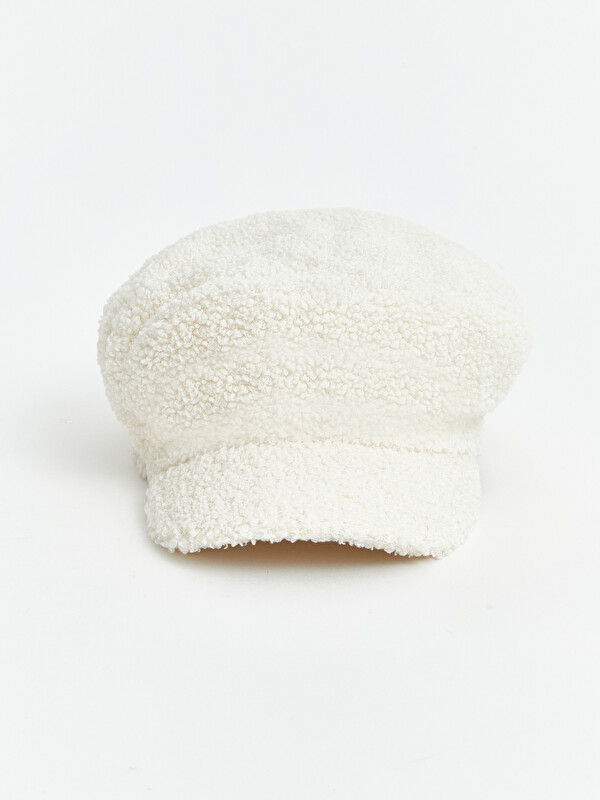 LCW ACCESSORIES Plush Textured Women's Cap Hat
