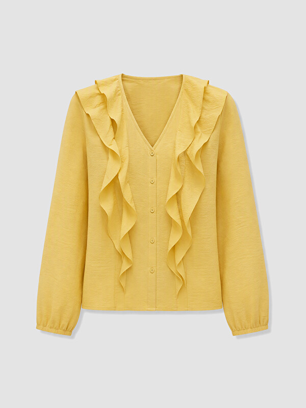 LCW EVERYDAY Woman Yellow Blouse