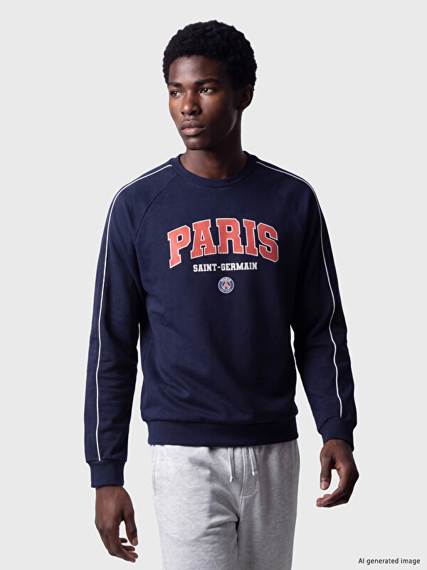 XSIDE ACTIVE Paris Saint-Germain Baskılı Erkek Sweatshirt