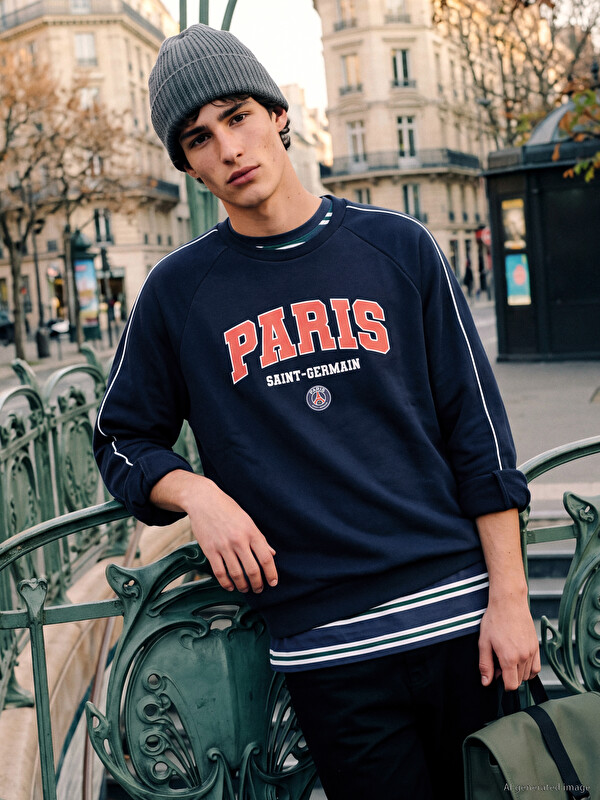 XSIDE ACTIVE Paris Saint-Germain Printed Men's Sweatshirt