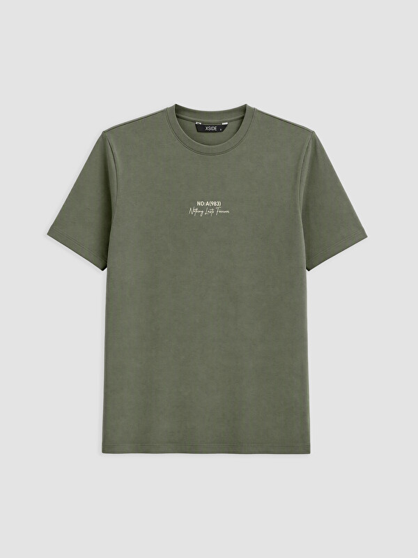 XSIDE Man Khaki T-Shirt