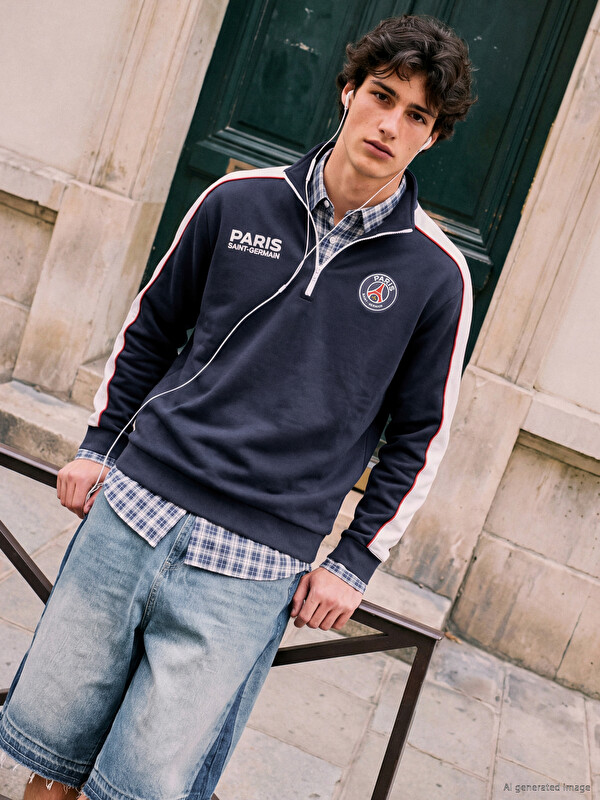 XSIDE ACTIVE Paris Saint-Germain Printed Sweatshirt