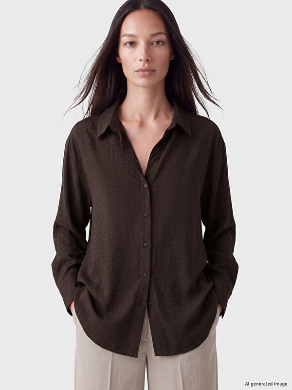 LCW EVERYDAY Leopard Patterned Women's Shirt