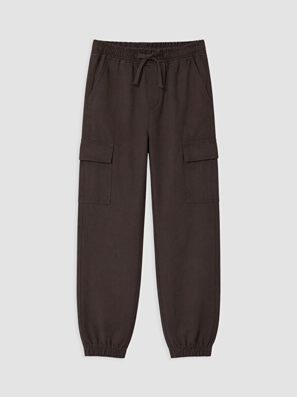 LCW Kids Boy Brown Jogger Trousers