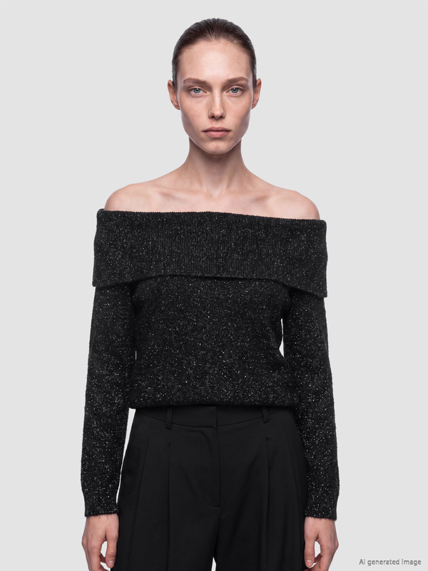 LCW Comfort Slash Neck Women's Knitwear Sweater