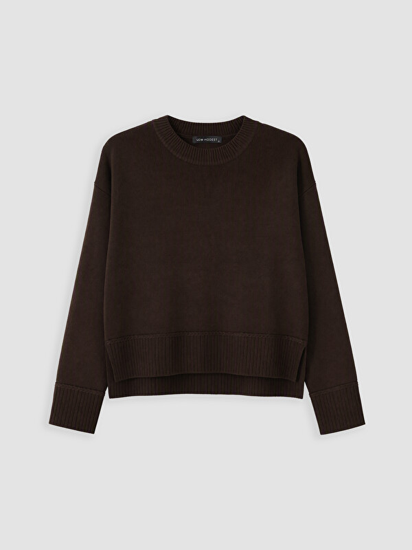 LCW Modest Crew Neck Women's Knitwear Sweater