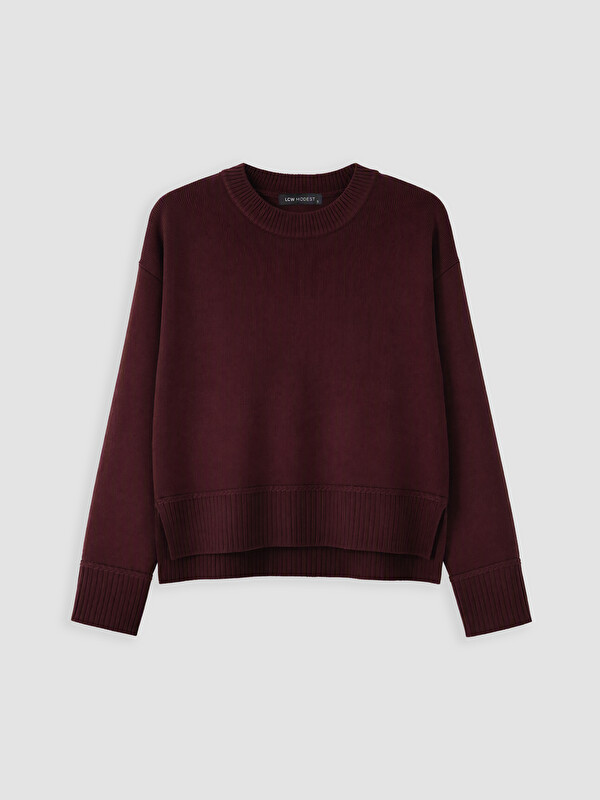 LCW Modest Crew Neck Women's Knitwear Sweater