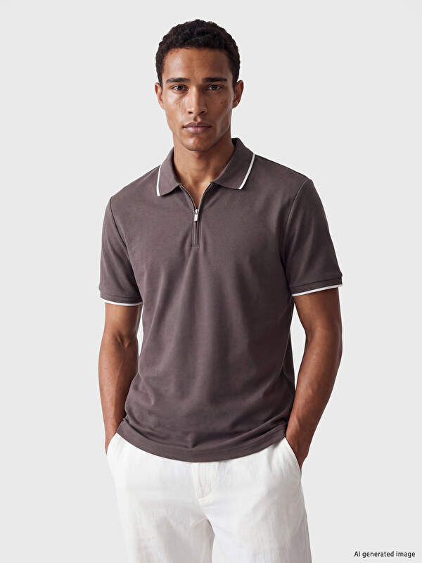 LCW Vision Polo Yaka Pike Erkek Tişört