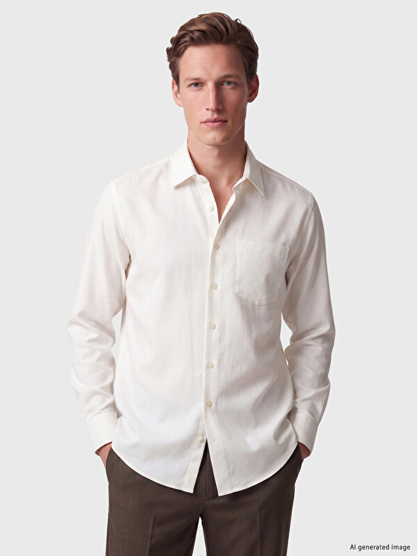 SOUTHBLUE Regular Fit Gabardin Erkek Gömlek