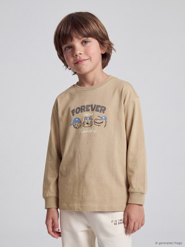 LCW Kids Printed Boys' T-shirt