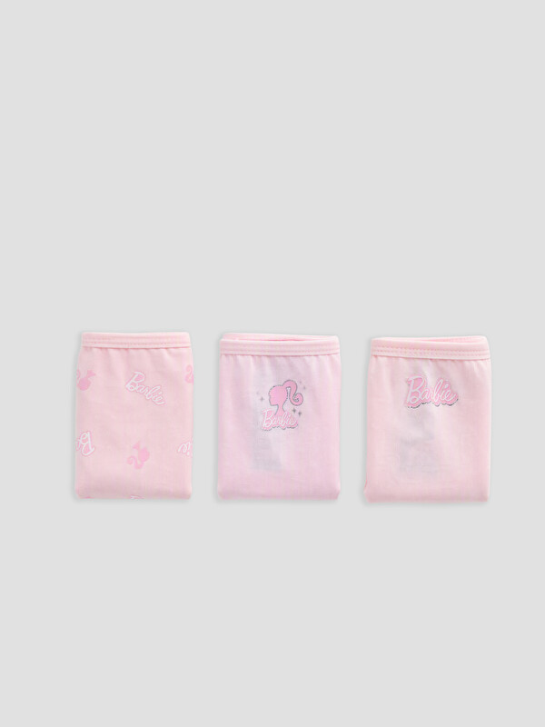 LCW Kids Barbie Printed Girls' Knickers 3-pack