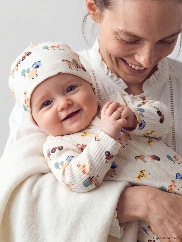 LCW baby Печатен сет за излегување од болница за беби момчиња