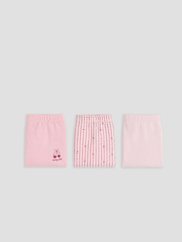 LCW Kids Baskılı Kız Çocuk Boxer 3'lü