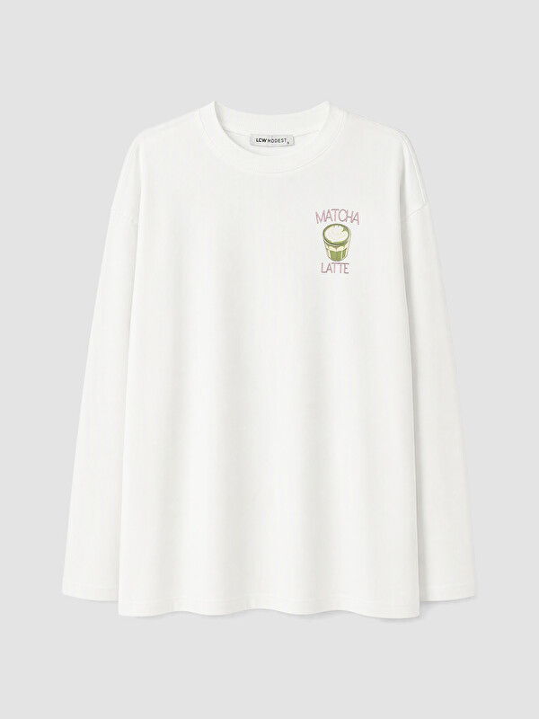 LCW Comfort Printed %100 Cotton Women's T-Shirt