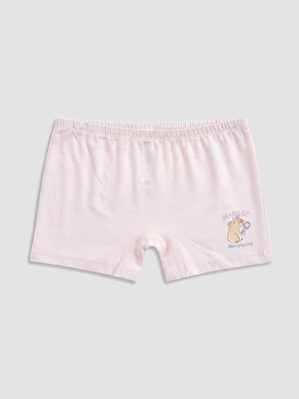 LCW Kids Baskılı Kız Çocuk Boxer