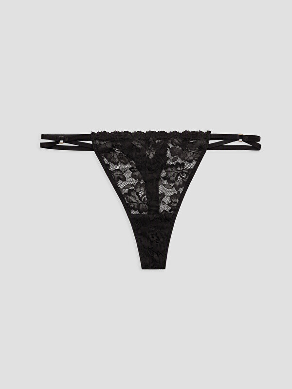 LCW DREAM Të brendshme tanga dantelle elegante për gra